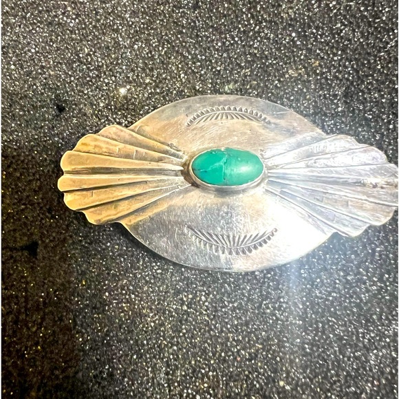 Vintage Sterling Silver U.I.T.A Native American turquoise...